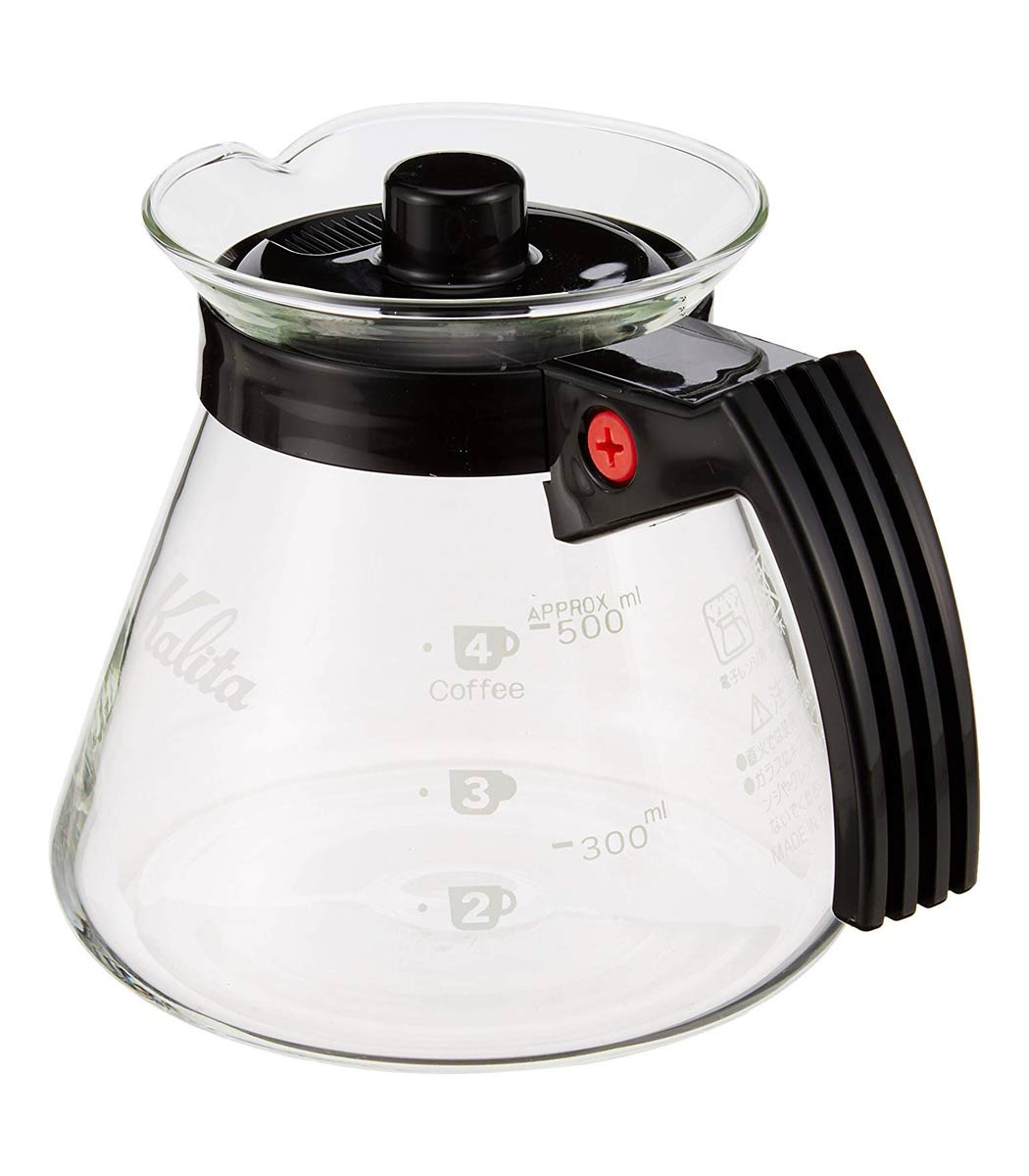 Kit Préparation Café Kalita Drip Set 102 - Pour 2 à 4 Personnes - Dripper Céramique, Carafe, Filtres