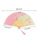 ⁦KUUQA 3 Piece Set, Silk, Luxury Silk Fan⁩ - الصورة ⁦3⁩