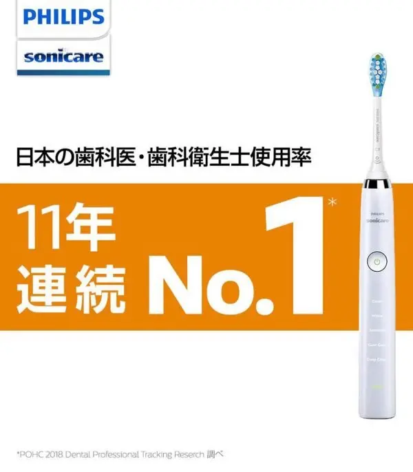 ⁦Phillips Sonicare Diamond  Toothbrush, Deep Clean Edition⁩ - الصورة ⁦4⁩