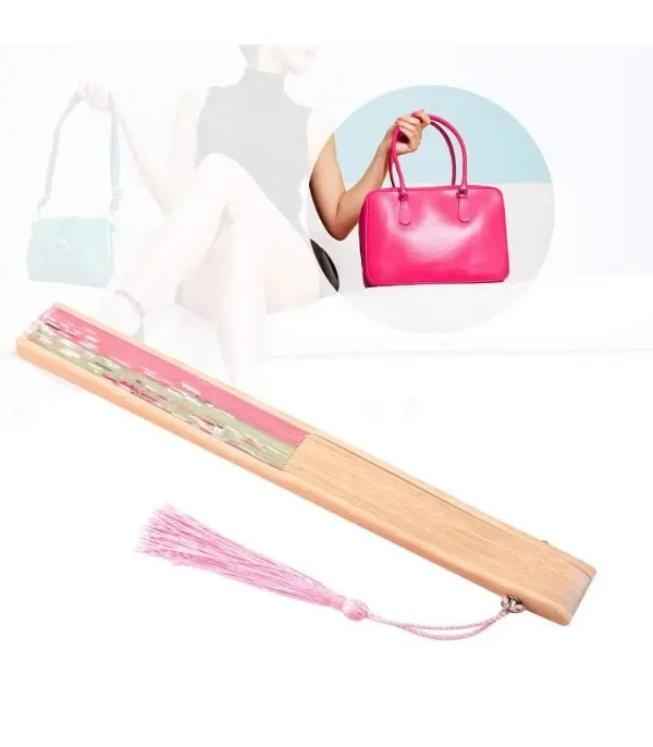 ⁦KUUQA 3 Piece Set, Silk, Luxury Silk Fan⁩ - الصورة ⁦5⁩