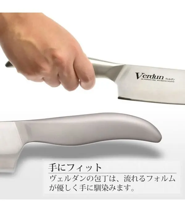 ⁦Verdun Santoku Kitchen Knife 165mm Basic⁩ - الصورة ⁦3⁩