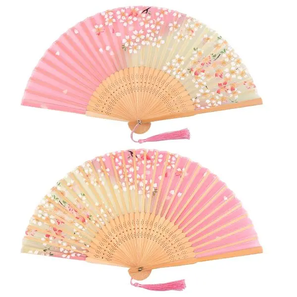 ⁦KUUQA 3 Piece Set, Silk, Luxury Silk Fan⁩ - الصورة ⁦6⁩