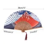 KUUQA 3 Piece Set, Silk, Luxury Silk Fan - الصورة 2