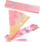 ⁦KUUQA 3 Piece Set, Silk, Luxury Silk Fan⁩ - الصورة ⁦2⁩