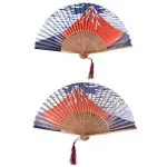 KUUQA 3 Piece Set, Silk, Luxury Silk Fan - الصورة 4