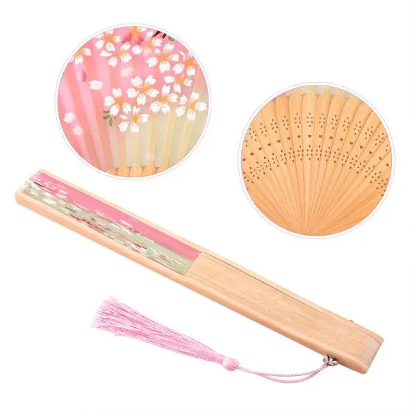 ⁦KUUQA 3 Piece Set, Silk, Luxury Silk Fan⁩ - الصورة ⁦4⁩