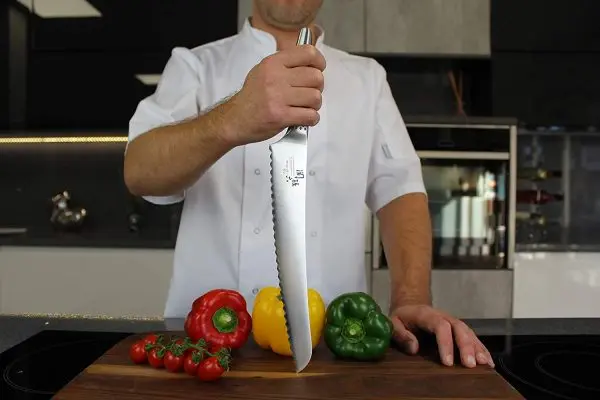 71j2Bj0RrzmL._SL1500_.jpg Takumi Series Knife Bread design - الصورة 6