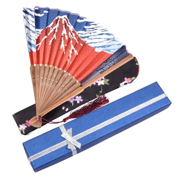 81I-bTwefYL._UL1500_.jpg KUUQA 3 Piece Set, Silk, Luxury Silk Fan - الصورة 5