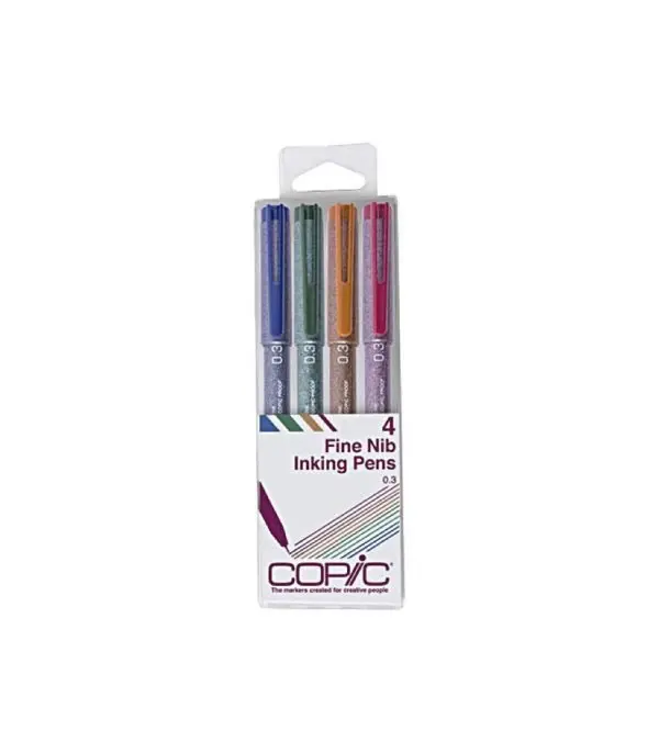 51kVLXGTvgL._SL1000_.jpg أقلام كوبيك Multiliner Color Pigment Based Ink - الصورة 1