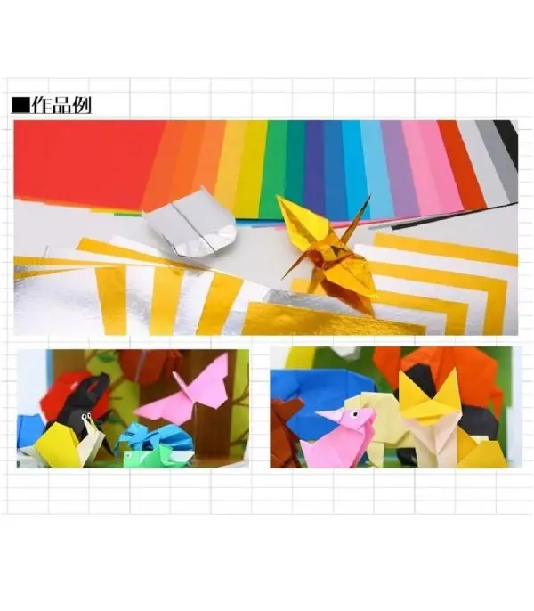 61k9zbosaYL._SL1100_.jpg Toyo Economical Origami, 23 Colors, 300 Pieces - الصورة 6