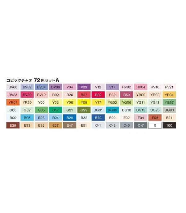 ⁦أقلام ماركر كوپيك- ٧٢ لون⁩ - الصورة ⁦2⁩