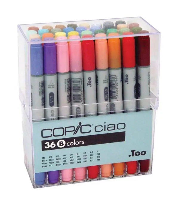 ⁦أقلام ماركر كوپيك- ٣٦ لون⁩ - الصورة ⁦1⁩