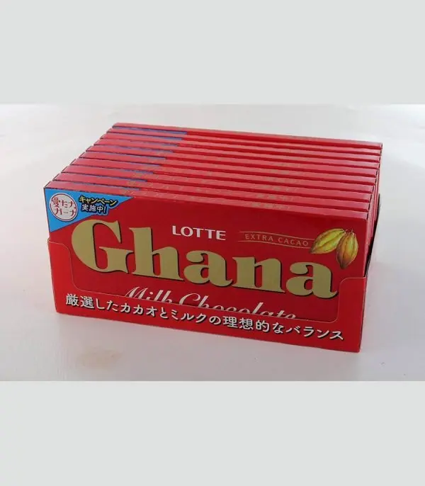 ⁦شوكولاتة Lotte غانا بالحليب⁩ - الصورة ⁦2⁩
