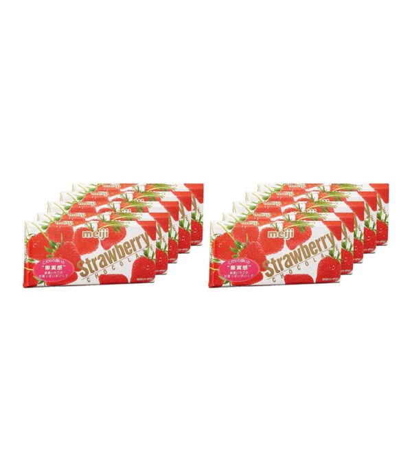 81SbWZrpjOL._SL1500_.jpg شوكولاتة Meiji بطعم الفراولة - الصورة 4