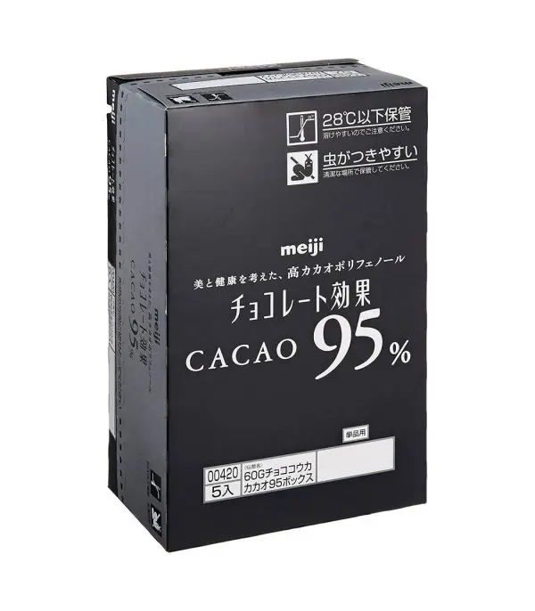916I9rgkvOL._SL1500_.jpg شوكولاتة Meiji الكاكاو 95٪ - الصورة 3