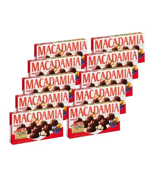 ⁦شوكولاتة Meiji بمكسرات المكاديميا⁩ - الصورة ⁦4⁩