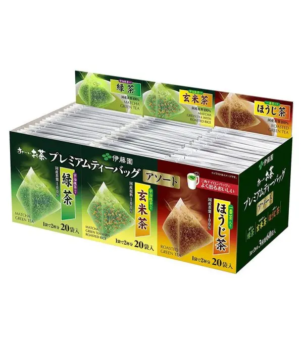 ⁦تشكيلة أكياس شاي أخضر Itoen متعدد المذاقات⁩ - الصورة ⁦1⁩