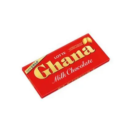 شوكولاتة Lotte غانا بالحليب