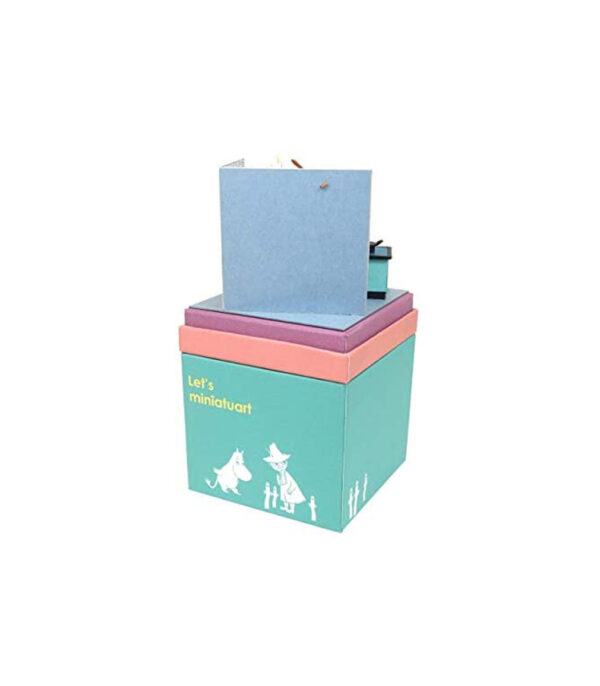 ⁦Sankei Moomin MP09-05 Mini The Beginning of a Nice Picnic Paper Craft⁩ - الصورة ⁦4⁩