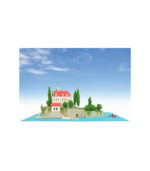 Hotel Adriano pig 1/300 Studio Ghibli Series Red MK07-15 (Paper Craft) by Sankei - الصورة 8