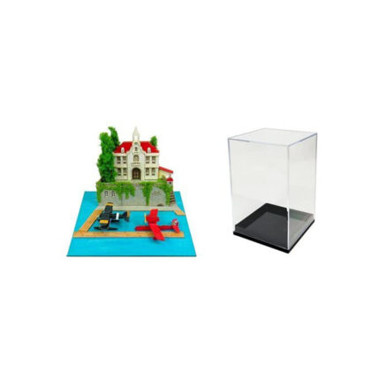 Sankei Studio Ghibli Mini Red Pig Adriano and Flying Boat Non-Scale Paper Craft MP07-21