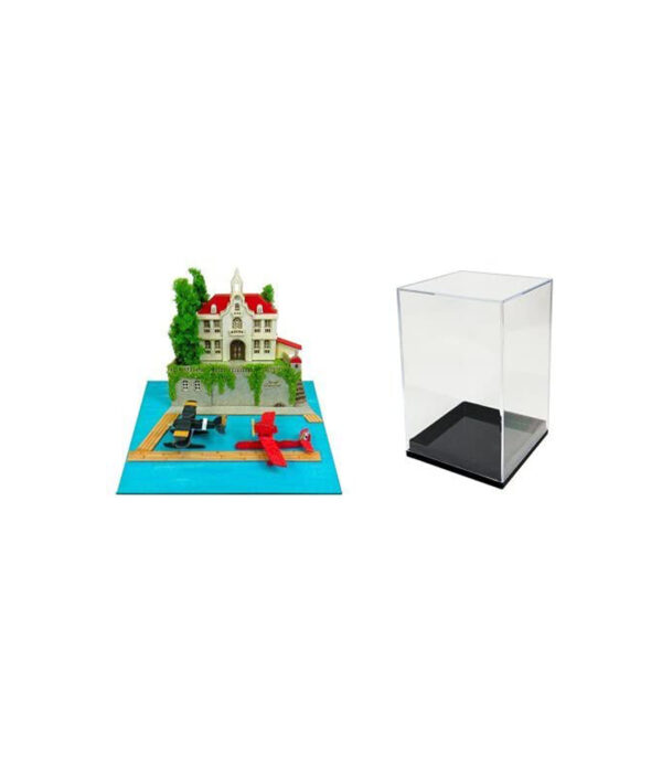 413gzzD25pL._AC_.jpg Sankei Studio Ghibli Mini Red Pig Adriano and Flying Boat Non-Scale Paper Craft MP07-21 - الصورة 1