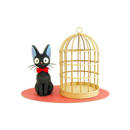 Sankei MK07-25 Miniature Art Kit Studio Ghibli Series - Kiki's Delivery Service, Jiji, Non-Scale Papercraft