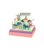 Sankei Moomin Mini Mini Chibi in Box Papercraft MP09-02 - الصورة 2