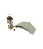 sankei 1/144 Aviation Series Spectacle WW1 Aviation Bases 掩体 mk-mk08 Bunker – 10 Paper Craft