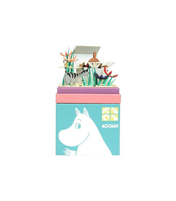 41Aq4rdwS6L._AC_.jpg Sankei Moomin Mini Mini Chibi in Box Papercraft MP09-02 - الصورة 5
