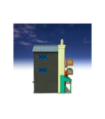 Sankei Studio Ghibli Series 1/150 Spirited Away Miraculous City - 8 MK07-31 Papercraft - الصورة 23