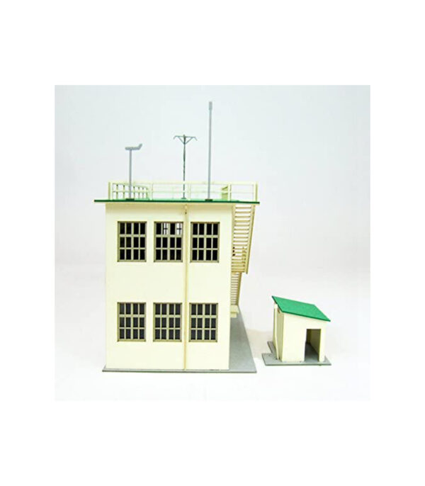 41TdUMQ-eJL._AC_.jpg sankei 1/144 Aviation Series Spectacle Sea Military 創成 Season Air Corps Command Station Paper Craft - الصورة 5