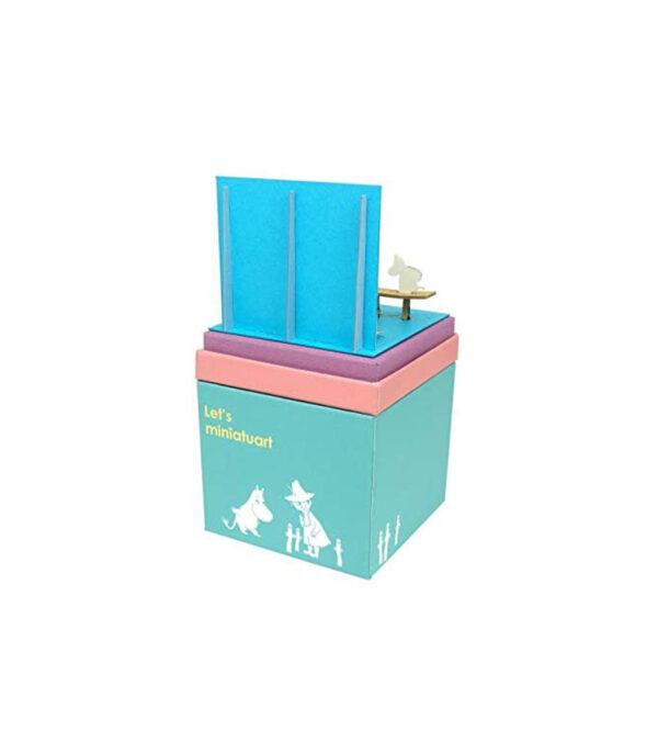 ⁦Sankei Moomin Mini Water Bathing Shed Paper Craft MP09-04⁩ - الصورة ⁦4⁩