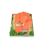 Sankei MK10-02 Doraemon Series 1/150 Doraemon Tobita House Papercraft - الصورة 9