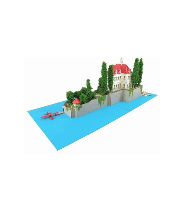 41kzebgVKdL._AC_.jpg Hotel Adriano pig 1/300 Studio Ghibli Series Red MK07-15 (Paper Craft) by Sankei - الصورة 3