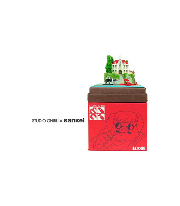 ⁦Sankei MP07-21 Studio Ghibli Mini Red Pig, Adriano and Aircraft Non-Scale Papercraft⁩ - الصورة ⁦10⁩