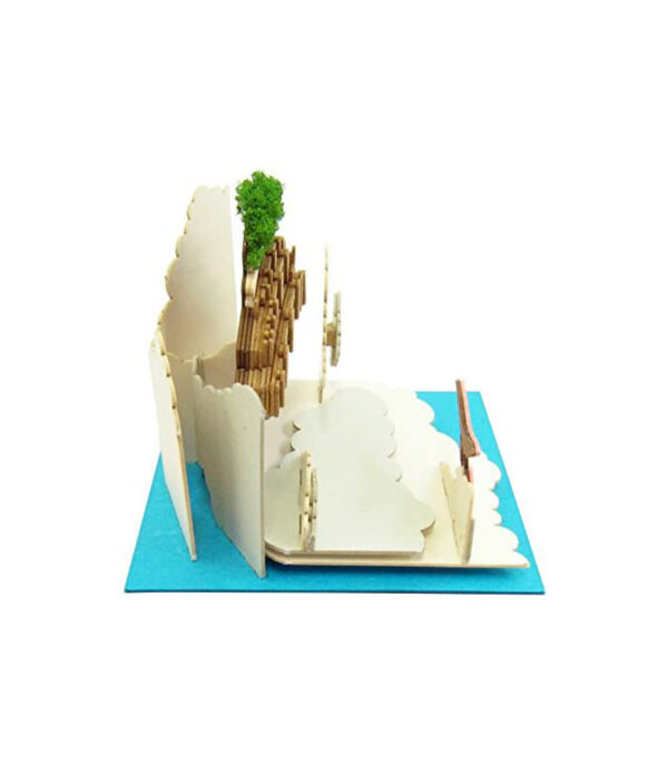 ⁦Sankei MP07-20 Studio Ghibli Mini Castle in the Sky Laputa, Non-scale Papercraft⁩ - الصورة ⁦4⁩