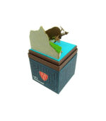 ⁦Sankei MP07-18 Studio Ghibli Mini Castle in the Sky - Tiger Moth Starting Non-Scale Paper Craft⁩ - الصورة ⁦8⁩