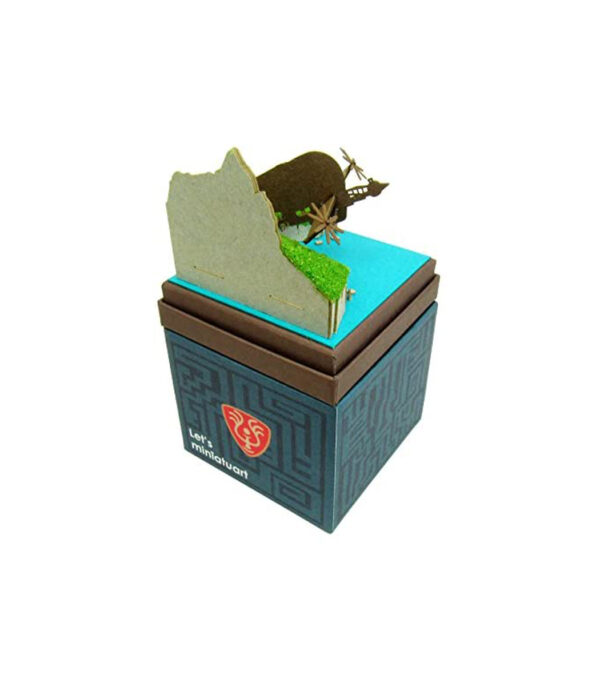 ⁦Sankei MP07-18 Studio Ghibli Mini Castle in the Sky - Tiger Moth Starting Non-Scale Paper Craft⁩ - الصورة ⁦8⁩