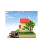 Sankei MK07-08 Mini Chuaato Kit Studio Ghibli Series Pony on the Cliff, House of Sosuke and Pony 1/150 Scale Papercraft - الصورة 4