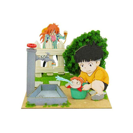 Sankei MP07-38 Studio Ghibli Mini Pony on the Cliff, Monosuke and Pony Fujimoto Non-Scale Papercraft