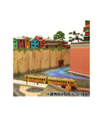 ⁦Sankei Studio Ghibli Series MK07-32 Spirited Away Magical Town Diorama 1/150 Papercraft⁩ - الصورة ⁦4⁩