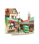 ⁦Sankei MP07-37 Studio Ghibli Series Kiki's Delivery Service Diorama Paper Craft⁩ - الصورة ⁦8⁩