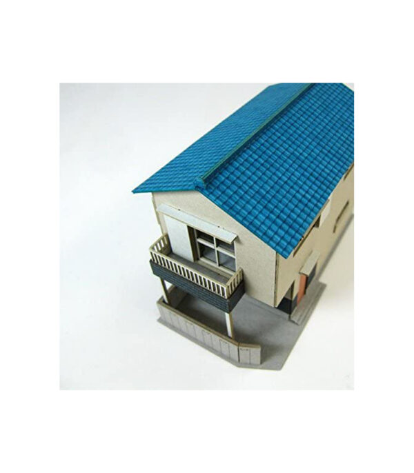 ⁦Sankei Nostalgic Diorama Series 1/150 Private House E Paper Craft MP03-107⁩ - الصورة ⁦8⁩