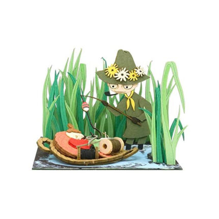 Sankei Moomin MP09-03 Mini Mei and Snafkin, Paper Craft