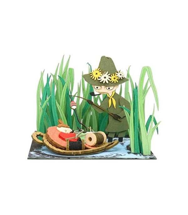 515IgfJUg1L._AC_.jpg Sankei Moomin MP09-03 Mini Mei and Snafkin, Paper Craft - الصورة 1