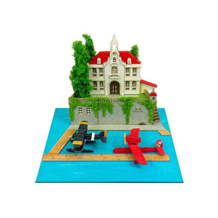 Sankei MP07-21 Studio Ghibli Mini Red Pig, Adriano and Aircraft Non-Scale Papercraft