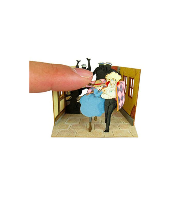 ⁦Sankei MP07-32 Studio Ghibli Mini Howl's Moving Castle Escape Haul and Sophie Non-Scale Papercraft⁩ - الصورة ⁦6⁩