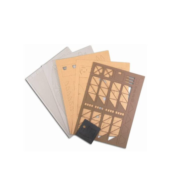 517fvJK1A9L._AC_.jpg sankei 1/144 Aviation Series Spectacle WW1 Aviation Bases 掩体 mk-mk08 Bunker – 10 Paper Craft - الصورة 10