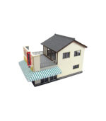 ⁦Sankei MP03-101 Natsushi Diorama Series Bicycle Shop 1/150 Papercraft⁩ - الصورة ⁦8⁩